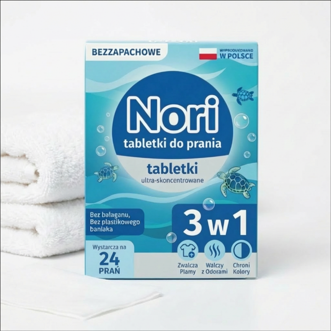 Tabletki do prania bezpieczne dla skóry