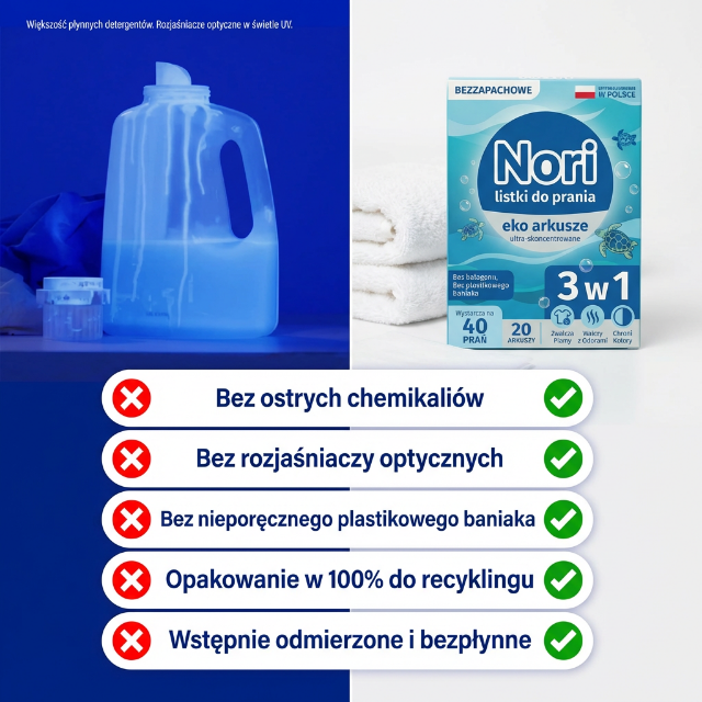 Listki do prania 40 sztuk