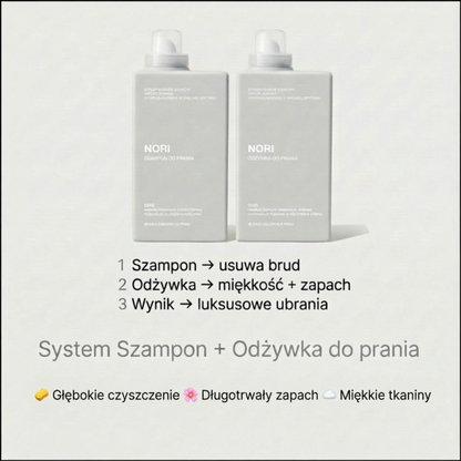 Szampon + odżywka do prania Nori