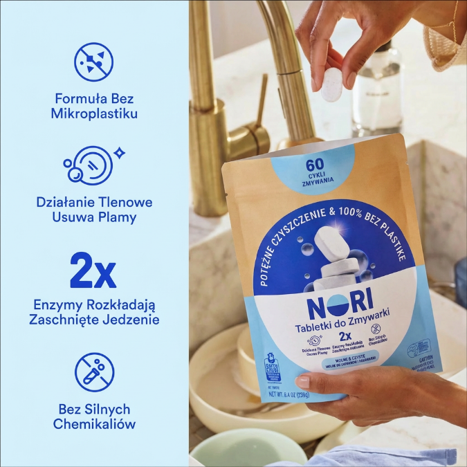 Tabletki do zmywarki Nori